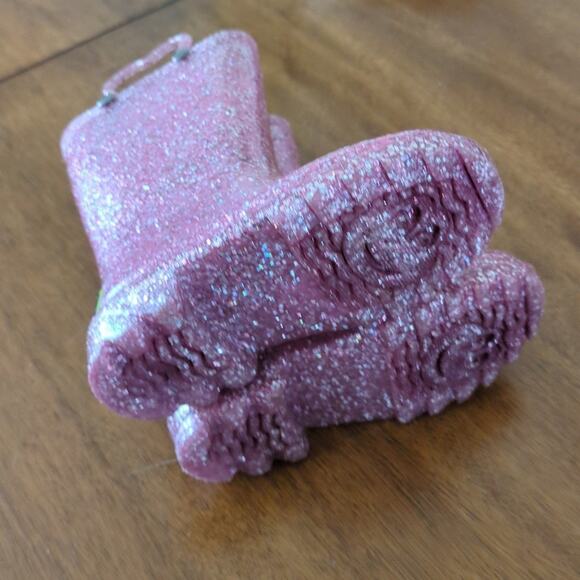 Western Chief Toddler Girls' Abby Shimmer Glitter light up Rain boots size 6 GUC - Picture 10 of 11